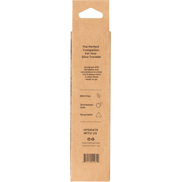 20oz Traveler Straws Pure HY666-051